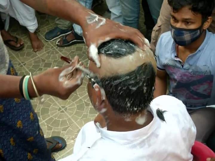 Tripura BJP MLA Shaves Off Head At Kolkata's Kalighat Temple As 'Penance’ For His Time With BJP Tripura BJP MLA Shaves Off Head At Kolkata's Kalighat Temple As 'Penance’ For His Time With BJP