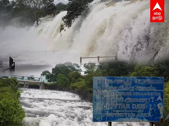 Kanyakumari: தொடர் கனமழை...ஆர்ப்பரித்து கொட்டும் திற்பரப்பு அருவி