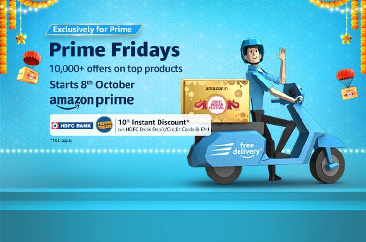 Amazon Prime Friday offers for prime members exclusively Amazon Prime Friday Sale: અમેઝોન પ્રાઇમ મેમ્બર્સ માટે ડિસ્કાઉન્ટ મેળવવાની વધુ એક તક, Prime Fridayનો ઉઠાવો લાભ