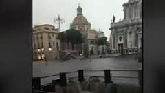 Italy's Catania suffers post storm and downpour