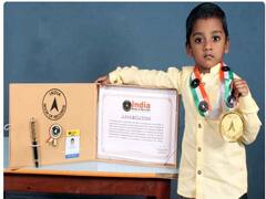 ஆத்திச்சூடியில் அத்துப்படி...! - 3 வயதில் கௌரவ டாக்டர் பட்டம் பெற்ற தஞ்சாவூர் சிறுவன்...!