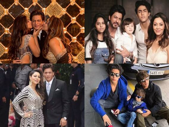 Shah Rukh Khan Family Photos: परफेक्ट 'फैमिली मैन' हैं सुपरस्टार शाहरुख खान, यहां देखें परिवार के साथ प्यारी तस्वीरें