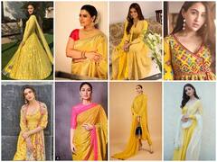 Navratri 2021: नवरात्र के पहले दिन पहनें Yellow कलर, अपना सकते हैं इन बॉलीवुड सेलेब्स जैसा लुक