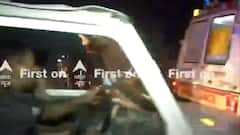 Visuals of Rahul & Priyanka Gandhi's way to Lakhimpur from Sitapur