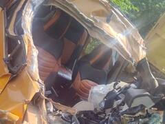 MP के मुरैना में सड़क हादसे का शिकार हुई यूपी पुलिस की गाड़ी, अलीगढ़ के तीन पुलिसकर्मियों की मौत