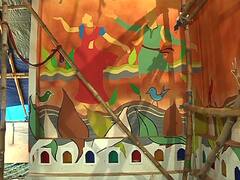 Durga Puja 2021: সল্টলেক এই ব্লক পার্ট ওয়ানের পুজোর থিম ‘নগরদর্পন’ | Bangla News