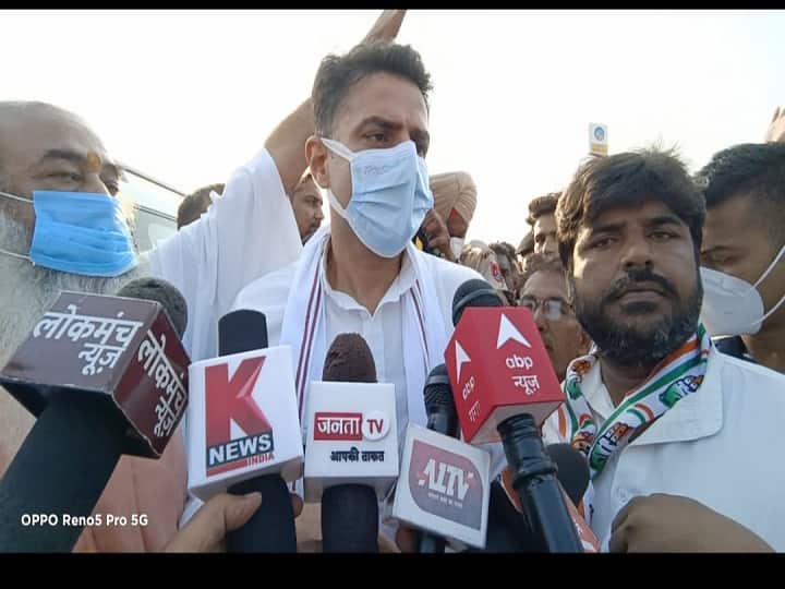 Sachin Pilot says UP government is trying to save accused of lakhimpur kheri incident ANN लखीमपुर खीरी जा रहे सचिन पायलट ने कहा, 'आरोपियों को बचाने की कोशिश में लगी है यूपी सरकार'