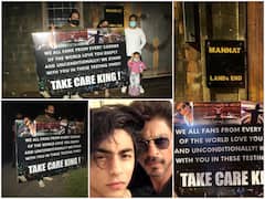 ‘Take Care King’ Shah Rukh Khan’s Fans Outside Mannat To Show Their Support As Aryan Khan Remains In NCB Custody- See Pics