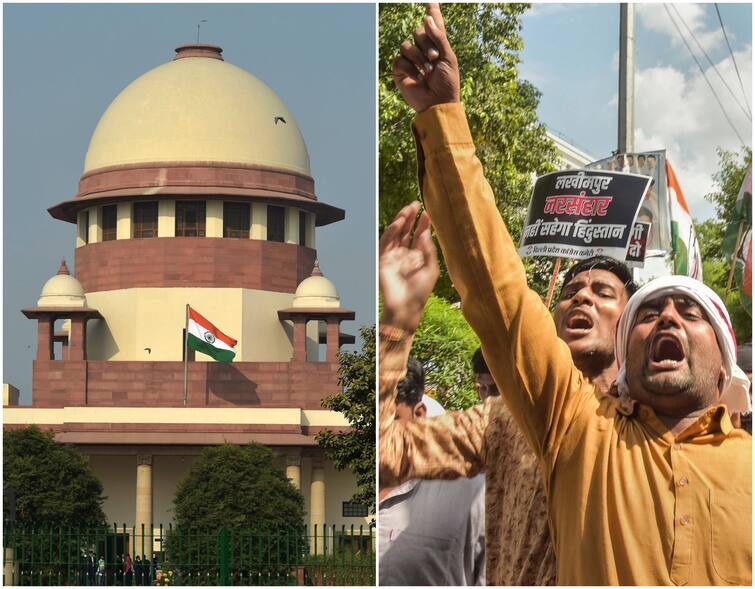 Lakhimpur Violence: Supreme Court seeks status report from UP govt on Lakhimpur violence, hearing to be held tomorrow Lakhimpur Violence: ਲਖੀਮਪੁਰ ਹਿੰਸਾ 'ਤੇ ਸੁਪਰੀਮ ਕੋਰਟ ਨੇ ਯੂਪੀ ਸਰਕਾਰ ਤੋਂ ਮੰਗੀ ਸਟੇਟਸ ਰਿਪੋਰਟ, ਕੱਲ੍ਹ ਵੀ ਹੋਵੇਗੀ ਸੁਣਵਾਈ