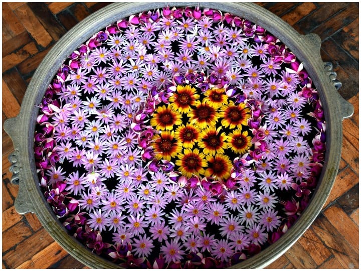 Navratri 2022: नवरात्रि में मां दुर्गा के स्वागत के लिए यूं करें तैयारी, फूलों और रंगों से सजाएं घर का आंगन