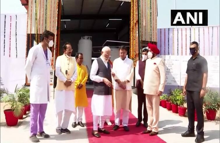 PM Narendra Modi inaugurates 35 PSA oxygen plants established under PM Cares fund PM Modi Rishikesh Visit: ਰਿਸ਼ੀਕੇਸ਼ AIIMS ’ਚ PM ਮੋਦੀ ਨੇ 35 PSA ਪਲਾਂਟ ਦਾ ਕੀਤਾ ਉਦਘਾਟਨ