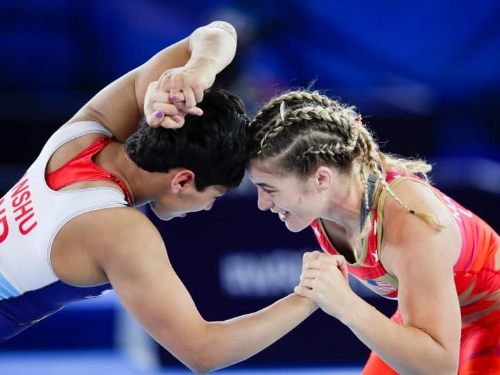 Anshu Malik became the first Indian woman wrestler to win a silver medal at the World Championships
