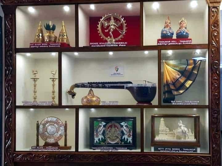 ‘Geographical code so far for 8 items native to Thanjavur’ - Collector Dinesh Oliver Ponraj ’தஞ்சாவூரை பூர்வீகமாக கொண்ட 8 பொருட்களுக்கு இதுவரை புவிசார் குறியீடு’- ஆட்சியர் தகவல்