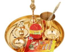 Amazon Navratri Sale: Shringar Kit, Ghee Diyas, Brass Thali & More - Buy Pooja Essentials Online At Great Prices