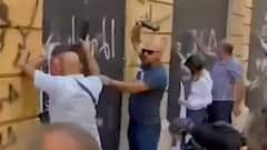 Lebanon: People stage protest outside bank as politicians' named in Pandora papers leak