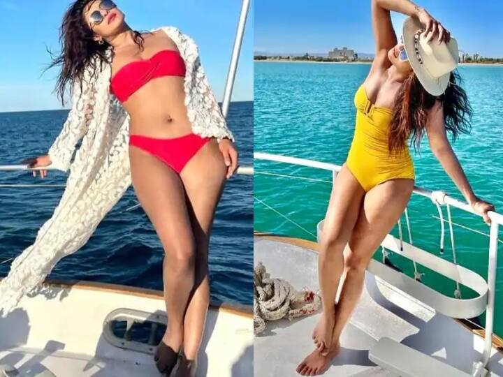 बॉलीवुड की पॉपुलर एक्ट्रेस प्रियंका चोपड़ा जोनस इन दिनों स्पेन में अपना वैकेशन एन्जॉय कर रही हैं. हाल ही में प्रियंका ने स्विमसूट में कई तस्वीरें इंस्टाग्राम पर शेयर की हैं. इन तस्वीरों में प्रियंका बेहद खूबसूरत लुक में नजर आ रही हैं. प्रियंका की ये तस्वीरें इंटरनेट पर तेजी से वायरल हो रही हैं. नीचे की स्लाइड पर डालें एक नजर.