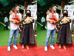 Neha Dhupia अस्पताल से हुई डिस्चार्ज, लाडले को बांहों में थामे और प्यार से सहलाते हुए आईं नजर तो लाडली Mehr को गोद में लिए दिखे Angad Bedi