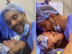 Photos: Delivery Room में Labour Pain से तड़प रही Neha Dhupia को यूं संभाल रहे थे Angad Bedi, देखिए अस्पताल की तस्वीरें