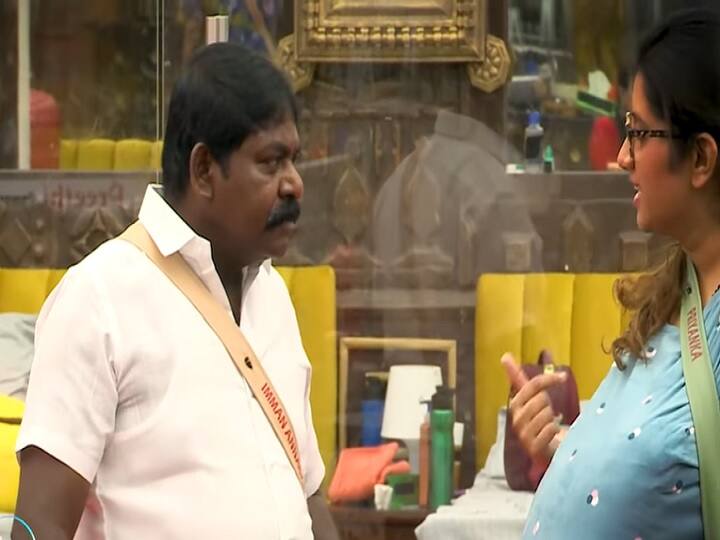 Biggboss 5 tamil  chaos happens in Biggboss imman priyanka episodes Biggboss Tamil 5 | யோவ் பெருசு.. பிக்பாஸை வம்பிழுத்த இமான்.. நீயா, நானா.. ப்ரியங்கா அதிரடி. களைகட்டும் எபிசோட்