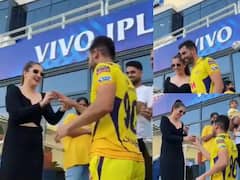 IPL 2021 :  ...अन् CSK च्या स्टार खेळाडूनं गर्लफ्रेंडला मैदानातच घातली लग्नाची मागणी