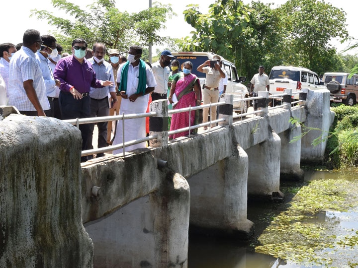 வடகிழக்கு பருவமழை முன்னேற்பாடு - தஞ்சாவூரில் வருவாய் நிர்வாக ஆணையர் பணீந்திர ரெட்டி ஆய்வு