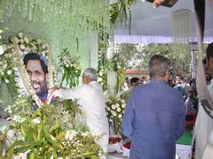 रामविलास पासवान को श्रद्धांजलि देने पहुंचे CM नीतीश, कहा- केंद्रीय मंत्री की स्मृति को लोगों तक पहुंचाने के लिए करेंगे काम