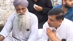 Bahraich पहुंचे AAP सांसद संजय सिंह, मृत किसानों के परिजनों से की मुलाकात | Hindi News