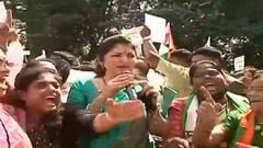 Pune Ajit Pawar : राष्ट्रवादी काँग्रेसचे कार्यकर्ते पुण्यात रस्त्यावर; आयकरच्या निषेधार्थ आंदोलन