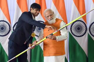 Neeraj Chopra javelin: ਨੀਰਜ ਚੋਪੜਾ ਦੇ ਭਾਲੇ ਦੀ ਲੱਗੀ ਸਭ ਤੋਂ ਵੱਧ ਬੋਲੀ, 1.5 ਕਰੋੜ ਦੀ ਲੱਗੀ ਬੋਲੀ