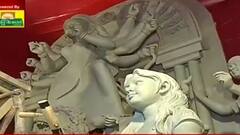 Durga Puja 2021: নয়ের দশকের নস্টালজিয়া এবার হরিদেবপুর অজেয় সংহতিতে | Bangla News