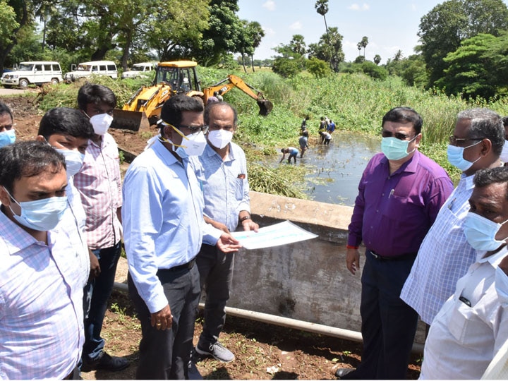 வடகிழக்கு பருவமழை முன்னேற்பாடு - தஞ்சாவூரில் வருவாய் நிர்வாக ஆணையர் பணீந்திர ரெட்டி ஆய்வு