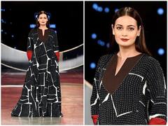 Lakme Fashion Week: मां बनने के बाद पहली बार Dia Mirza ने रैम्प पर बिखेरे अपने हुस्न के जलवे, तस्वीरें देख आप भी हो जाएंगे खूबसूरती पर फिदा