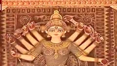 Durga Puja 2021: পশ্চিম পুঁটিয়ারি পল্লি উন্নয়ন সমিতির পুজোয় এবার উপজাতি শিল্পকলা। Bangla News