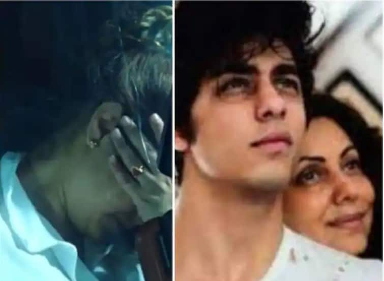 cruise drug case gauri khan cried bitterly after seeing son aryan khan मुलाला जामीन न मिळाल्याने गौरी खानला अश्रू अनावर; सोशल मीडियावर व्हिडीओ व्हायरल