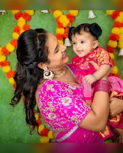 Anchor Hariteja Photos: బుజ్జి ‘భూమి’పై ఆకాశమంత తల్లి ప్రేమ... హరితేజ కూతురి ఫోటోలు