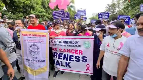 Kavitha: బ్రెస్ట్ కాన్సర్‌పై అవగాహన కల్పిస్తూ ఎమ్మెల్సీ కవిత అవేర్‌నెస్ వాక్