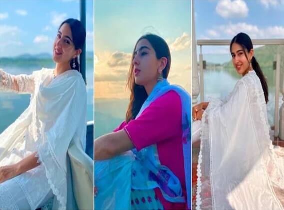झील के किनारे देसी लुक में Sara Ali Khan ने सादगी से दिए इतने बेहतरीन पोज, देखने वाले खो बैठे होश! झील के किनारे देसी लुक में Sara Ali Khan ने सादगी से दिए इतने बेहतरीन पोज, देखने वाले खो बैठे होश!
