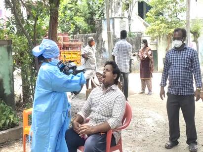 One person dies of corona infection in Dindigul district today திண்டுக்கல் மாவட்டத்தில் இன்று கொரோனா தொற்றுக்கு ஒருவர் உயிரிழப்பு