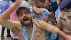 રાજકોટમાં પેટ્રોલ-ડિઝલના ભાવ વધતા NSUIના કાર્યકર્તાઓનો વિરોધ, પોલીસે કરી અટકાયત