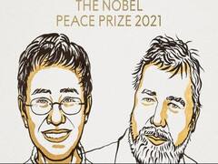 Noble Peace Prize : அதிகாரத்தைக் கேள்விகேட்ட டிமிட்ரி அந்த்ரேயவிச் முராட்டோவ் மற்றும் மரியா ஏஞ்ஜெலிட்டா ரெஸ்ஸா