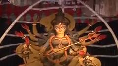 Durga Puja 2021: করোনা আবহে প্লাস্টিকে মোড়া দুর্গা প্রতিমা হিন্দুস্তান পার্ক সর্বজনীনের পুজোয় | Bangla News