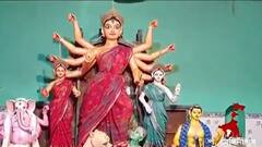 Durga Puja 2021: নবমীতে বিশেষ পুজো, দাঁতনের জমিদার বাড়িতে মা আসেন দুর্গতিহারিণী রূপেই | Bangla News