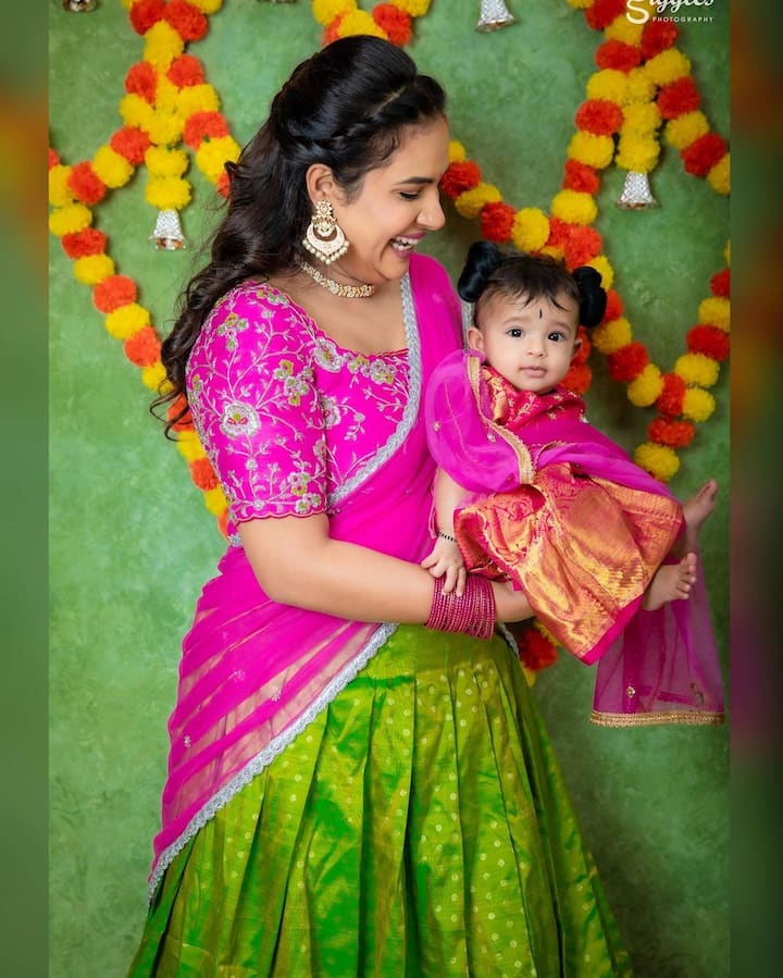 (Image credit: Instagram) హరితేజ కూతురిని చూసిన వారెవరైనా అబ్బ ఎంత క్యూట్ గా ఉందో అని మెచ్చుకోకుండా ఉండలేరు.