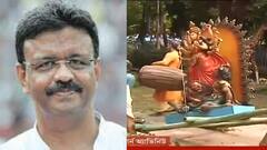 Durga Puja 2021: হাজারো রোশনাইয়ের মাঝে অবহেলায় একলা প্রতিমা!, গড়ার আশ্বাস ফিরহাদের| Bangla News