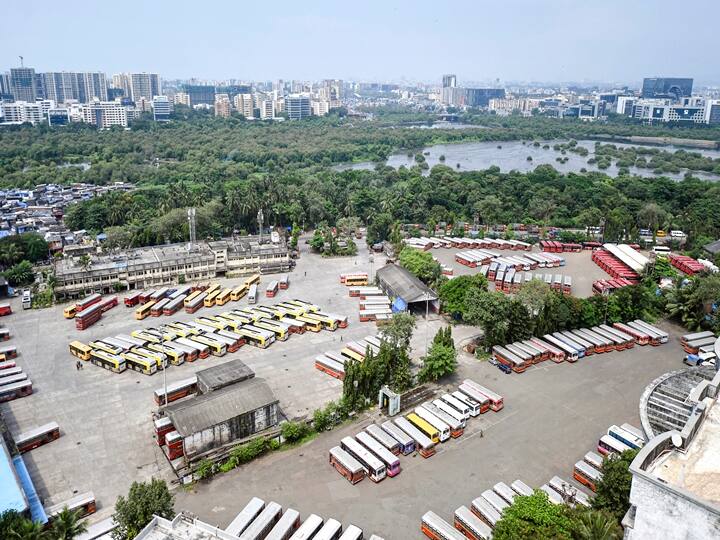 Barring stray incidents of violence like stone pelting, the shutdown was largely peaceful. The buses of the Brihanmumbai Electric Supply and Transport (the transport service of the city civic body) and many of the traditional 'black-yellow cabs' remained off the roads, which led to huge crowds of commuters at stations of suburban trains whose operation remained unaffected. (PTI Photo/Shashank Parade)