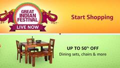 Amazon Navratri Sale: ऑनलाइन खरीदें बढ़िया क्वालिटी और ब्रांड की डाइनिंग टेबल, कीमत सिर्फ 12 हजार रुपये से शुरू