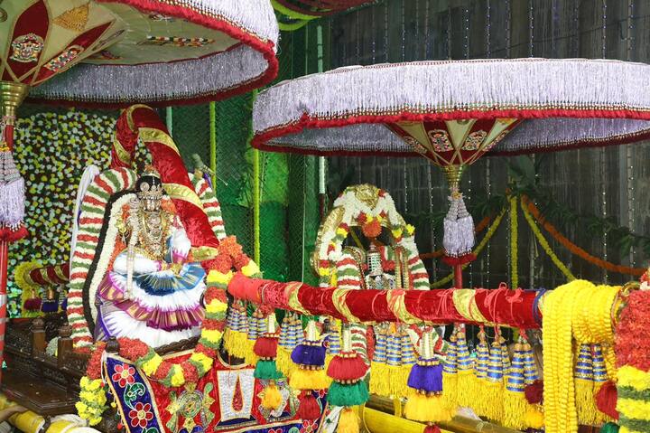 బ్రహ్మోత్సవాల  సందర్భంగా మోహిని అవతారం లో దర్శనమిచ్చిన మలయప్ప స్వామి