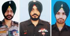 ਜੰਮੂ-ਕਸ਼ਮੀਰ 'ਚ ਸ਼ਹੀਦ ਪੰਜਾਬ ਦੇ ਤਿੰਨ ਫੌਜੀਆਂ ਦੇ ਪਰਿਵਾਰਾਂ ਨੂੰ 50-50 ਲੱਖ ਰੁਪਏ ਐਕਸ-ਗ੍ਰੇਸ਼ੀਆ ਤੇ ਸਰਕਾਰੀ ਨੌਕਰੀ