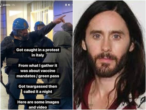 Actor Jared Leto Says He Got 'Tear Gassed' In Italy Actor Jared Leto Says He Got 'Tear Gassed' In Italy