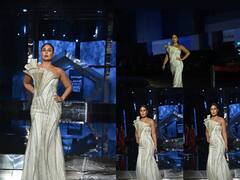 Lakme Fashion Week च्या रँपवर Kareena Kapoor चा जलवा; ऑफ शोल्डर गाऊनमधील दिलखेच अदा